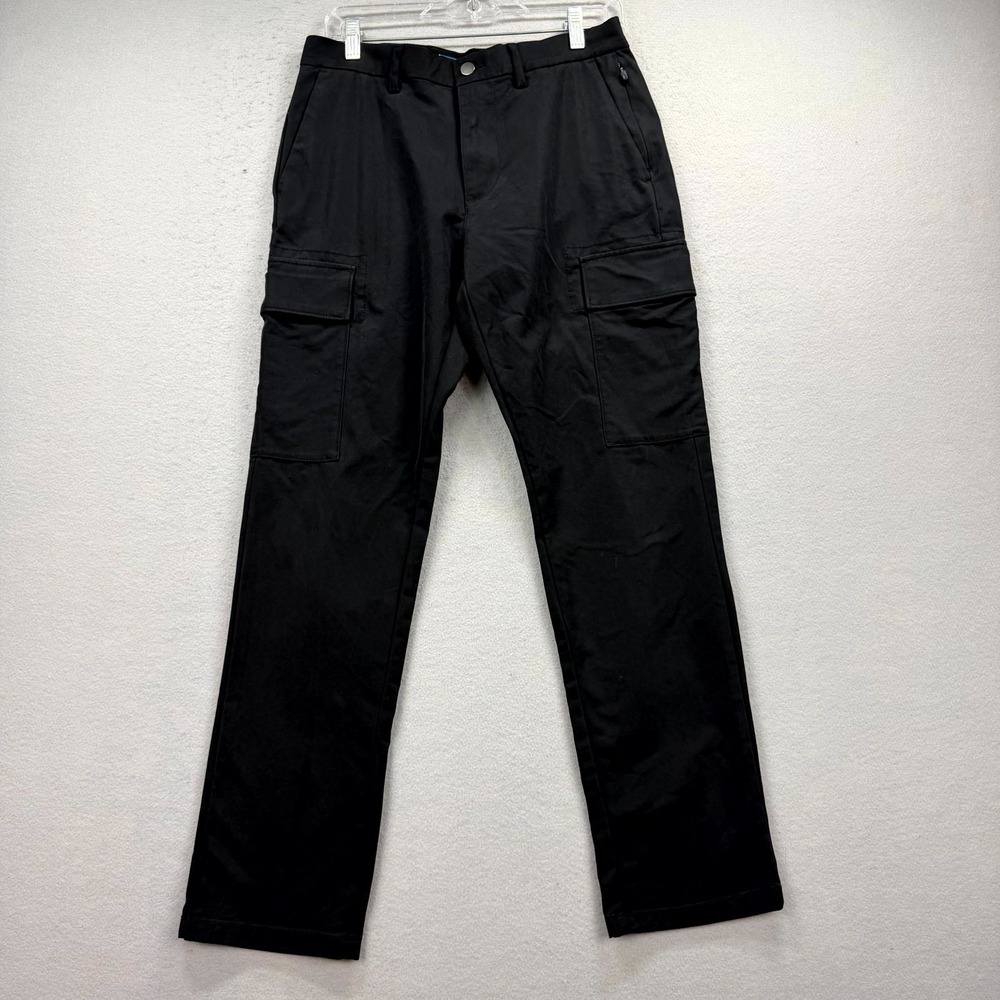 Old Navy Ultimate Tech Cargo Pants‎ Mens 32x32 Black Built-In Flex Straight Leg